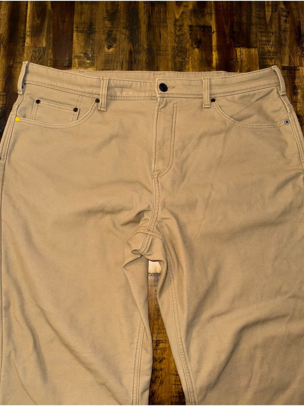 ๐ Men's CAT fleece lined pants. Durable, warm. sz 40x32 caterpillar thick NWOT - Picture 3 of 7